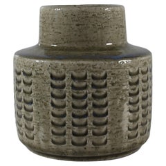 Palshus Stoneware Vase Dusted Green Glaze by Per Linnemann-Schmidt, Danish 1960s