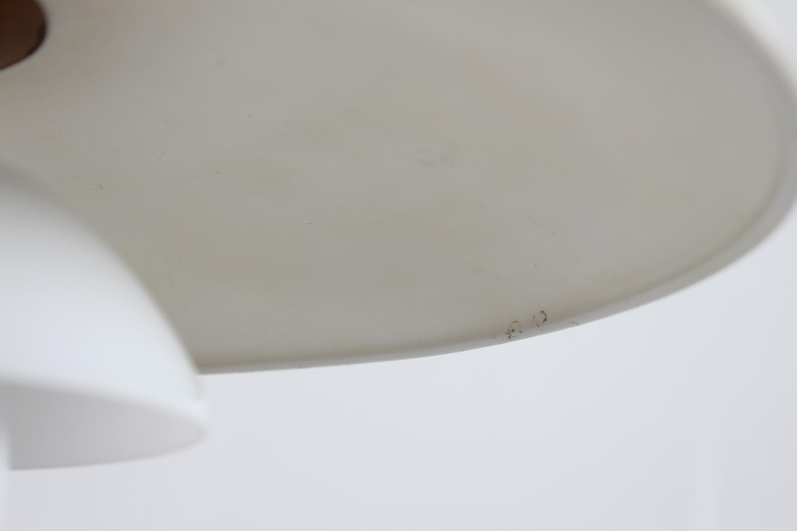 Lampe de table Poul Henningsen Art Deco PH PH 3½-2 Verre + abat-jour jaune chaud années 1930 en vente 4
