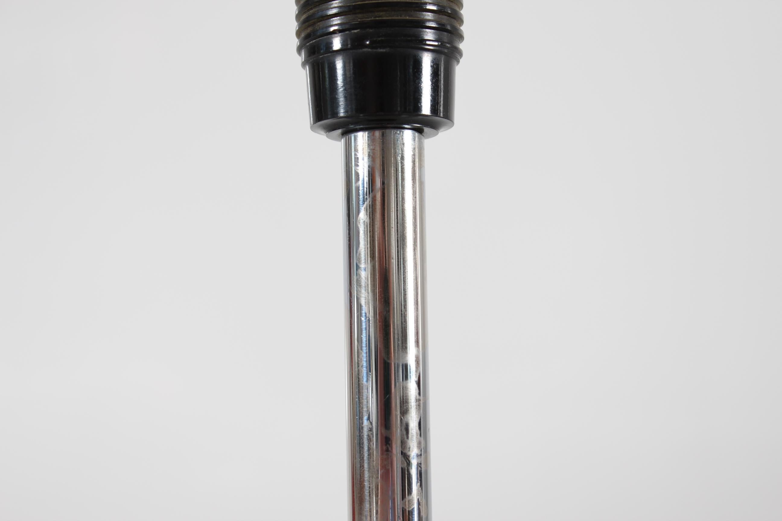 Lampe de table Poul Henningsen Art Deco PH PH 3½-2 Verre + abat-jour jaune chaud années 1930 en vente 1