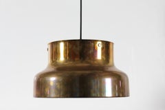 Large Bumling Pendant by Anders Pehrsson of Brass by Ateljé Lyktan, Sweden 1970s
