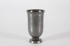 Danish Art Deco Just Andersen Trophy Shaped Vase of Pewter with Patina 1930-1940