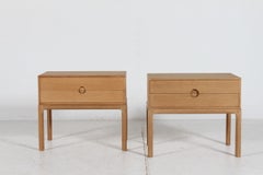 Pair Aksel Kjersgaard Small Chest of Drawers Oak Model 384 Danish Modern, 1960s