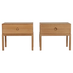 Pair Aksel Kjersgaard Small Chest of Drawers Oak Model 384 Danish Modern, 1960s