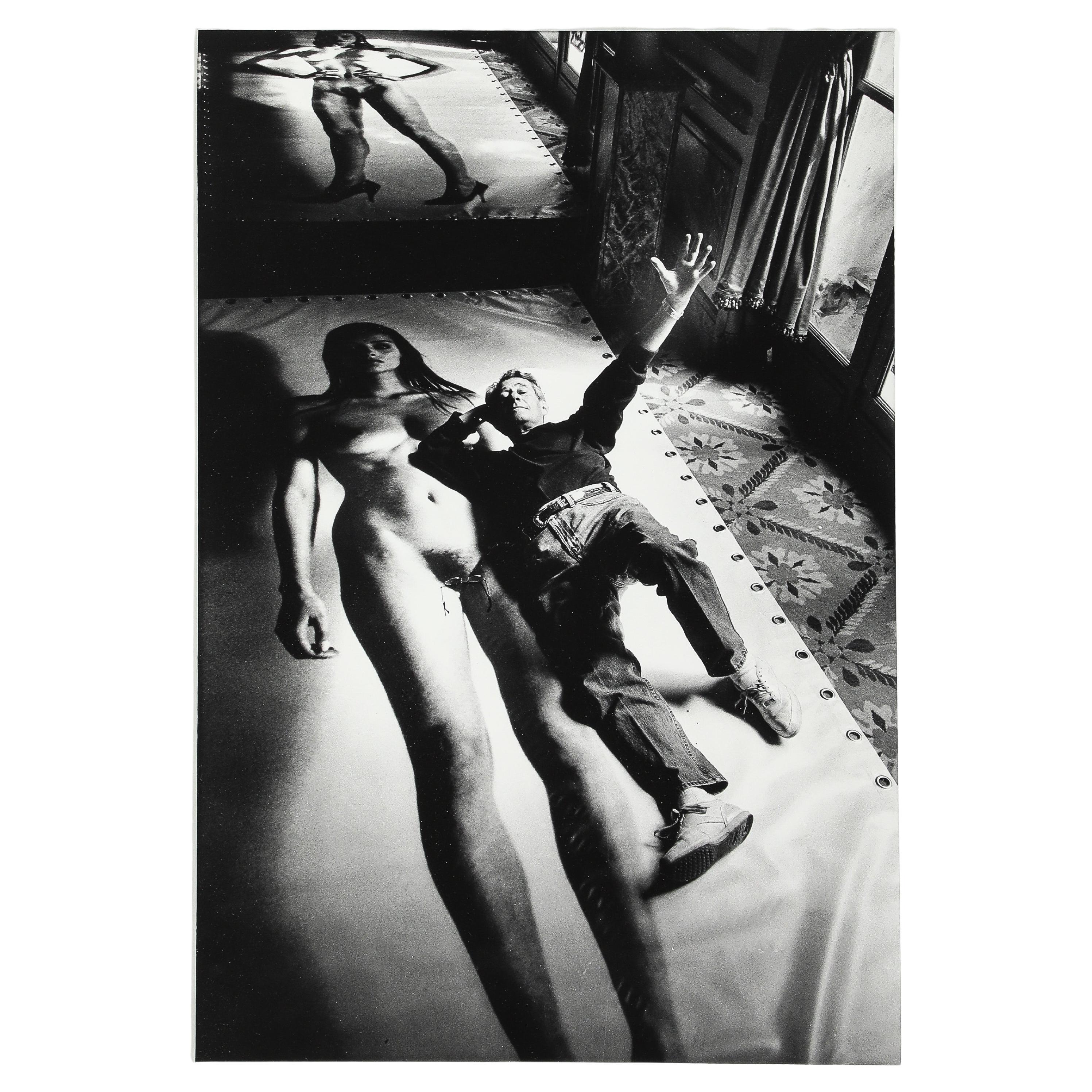 Self Portrait At Home, 1980, Signed by Helmut Newton
