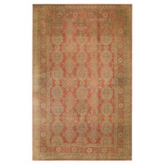Late 19th Century Turkish Oushak Smyrna Carpet ( 12'6" x 19' - 380 x 580 )