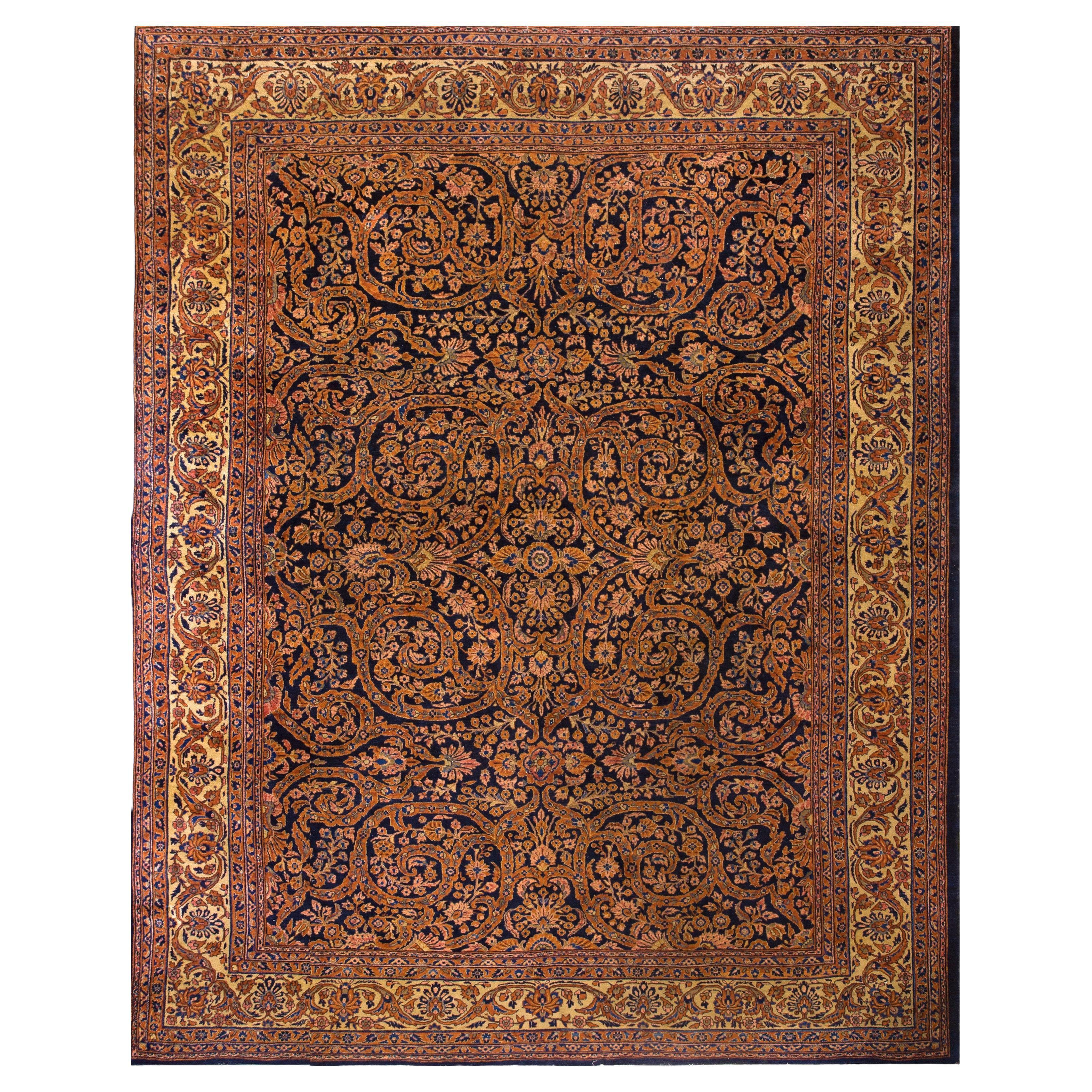Tapis sarouk persan du début du 20ème siècle ( 10
10" x 13
9" - 330 x 420 )