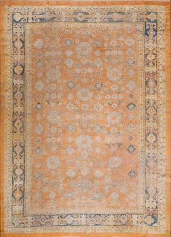 19th Century Turkish Angora Oushak Carpet ( 9'9" x 13'3" - 297 x 403 )