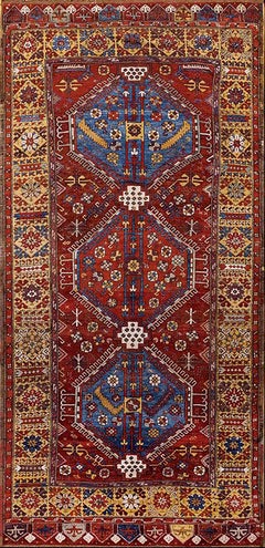Antigua Konya  Alfombra turca  4' 7" x 9' 3"