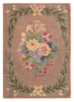 Tapis à capuche américain ancien