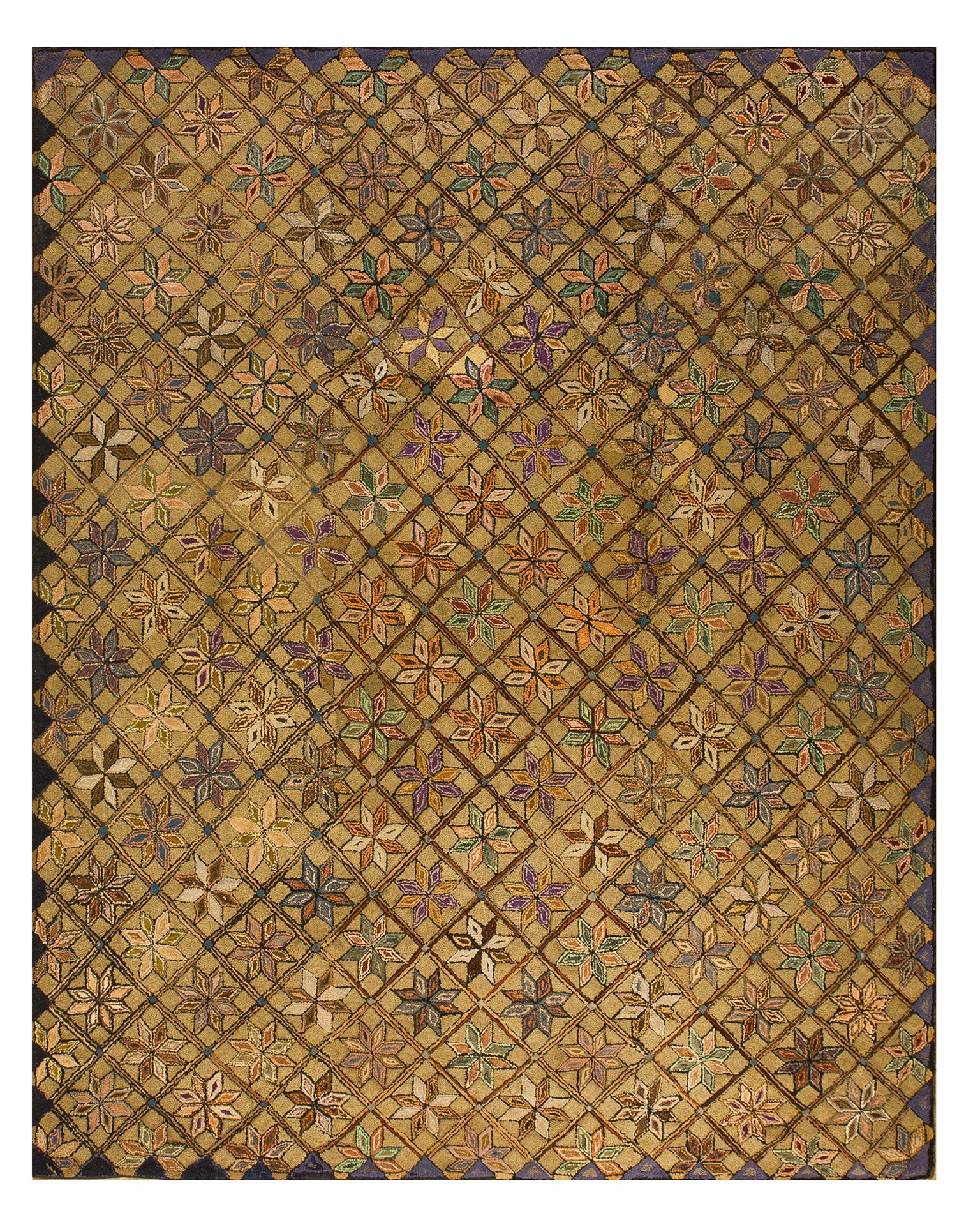 Early 20th Century American Hooked Rug ( 10' x 12'2" - 305 x 371 ) For Sale