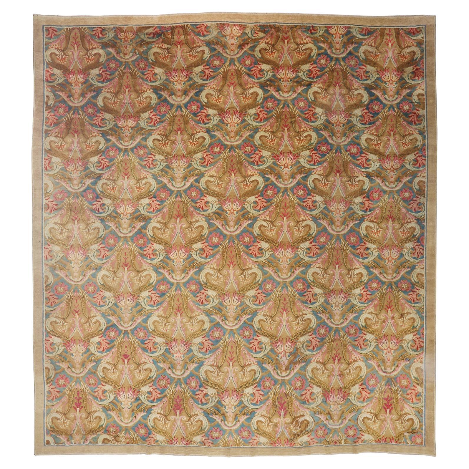 Mid-18th Century English George III Axminster Carpet (13'8" x 15'8" - 417 x 478)