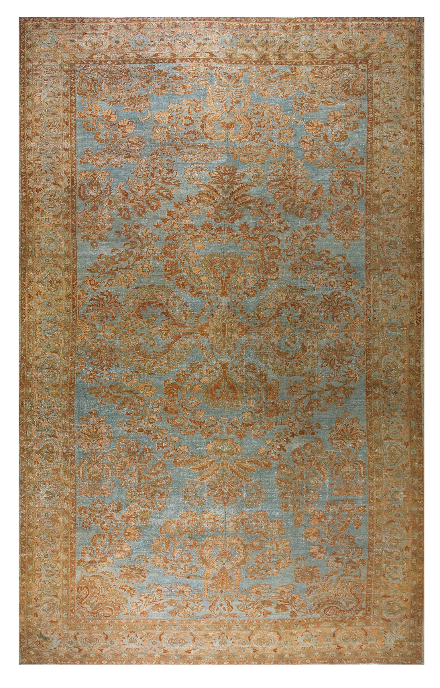 1920s Persian Malayer Carpet ( 10'6" x 16'9" - 320 x 510 ) For Sale