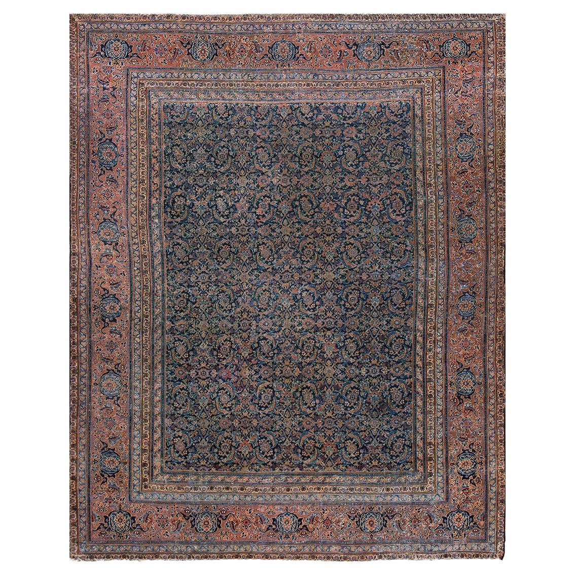 Mid 19th Century N.E. Persian Herat Carpet 6' 3"x7' 10" 