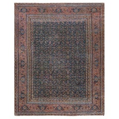 Mid 19th Century N.E. Persian Herat Carpet 6' 3"x7' 10" 