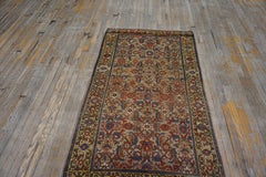 Tappeto antico in lana annodata degli anni '20, stile "Camel Field", con motivi Mahi, Herati, Paisley e Malayer