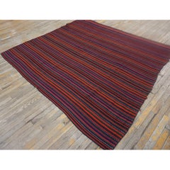 1950s Vintage Turkish Kilim Rug 5'11" x 7'3"