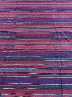 1950s Multicolor Vintage Turkish Kilim Rug 6'8" x 7'