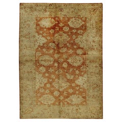 10x14 Crimson Dynasty Handmade Wool Red Transitional All-Over Ningxia Rug
