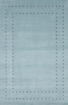 10x14 Jasmine Alluring Aqua Handmade Wool Rug