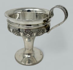 Antique English Sterling Silver Bowl Centerpiece "Golden Goblet Troy" Cup 1917