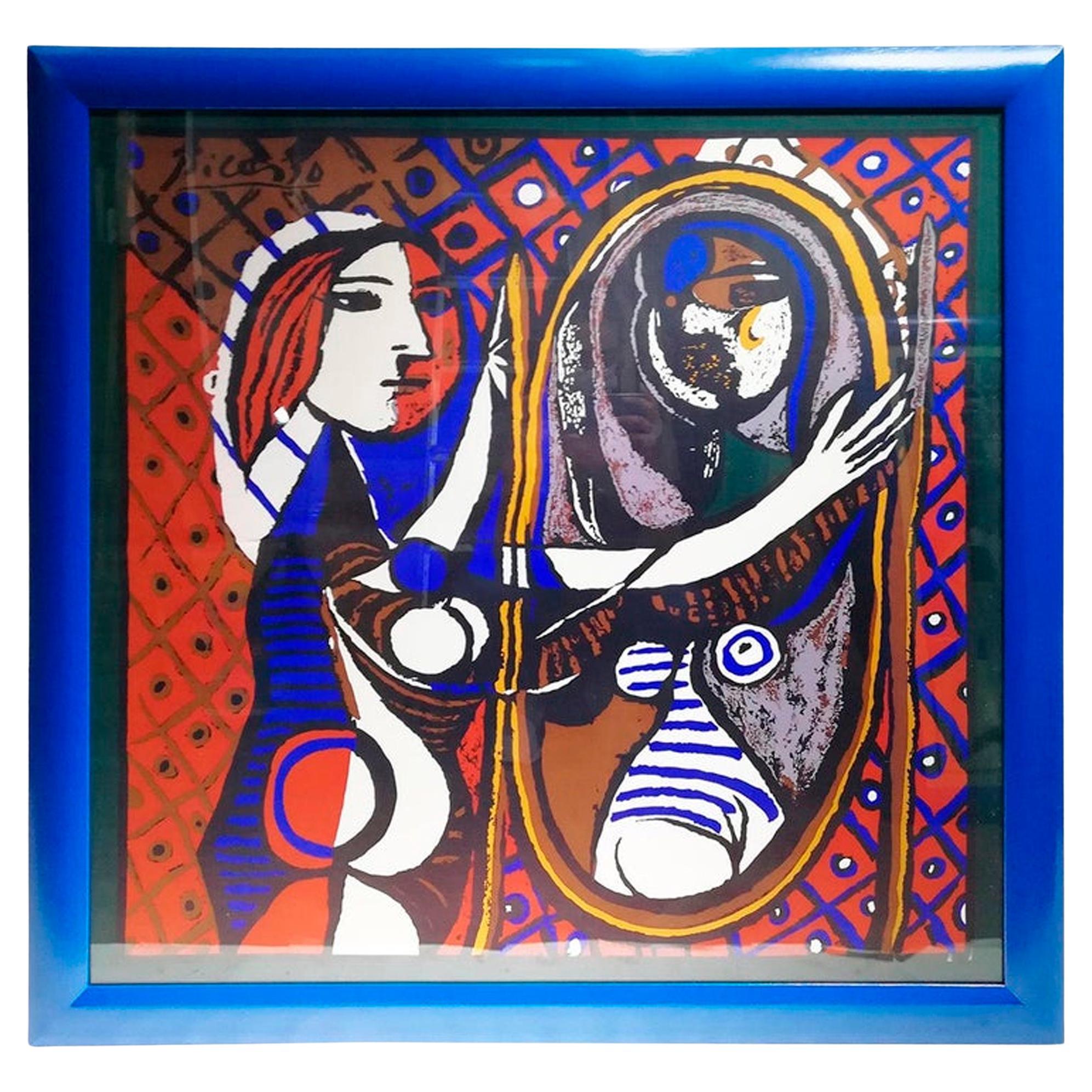 Picasso Unique Framed Scarf, circa 1960
