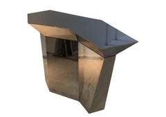 Prism S Bar by Georges Amatoury Studio, Polished Steel, Modern Design