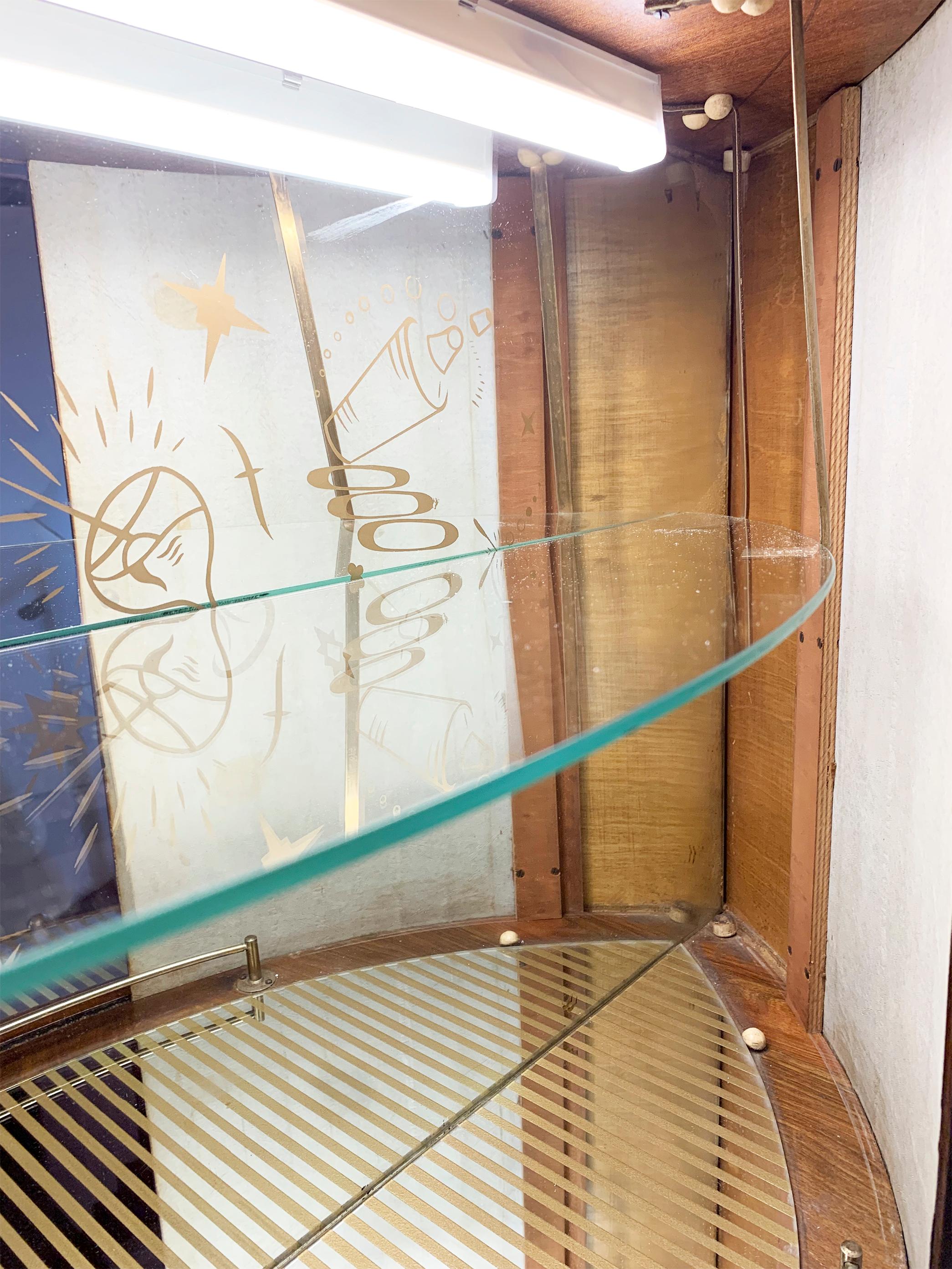 20th Century Art Deco Dry Bar Cabinet, circa 1930's For Sale