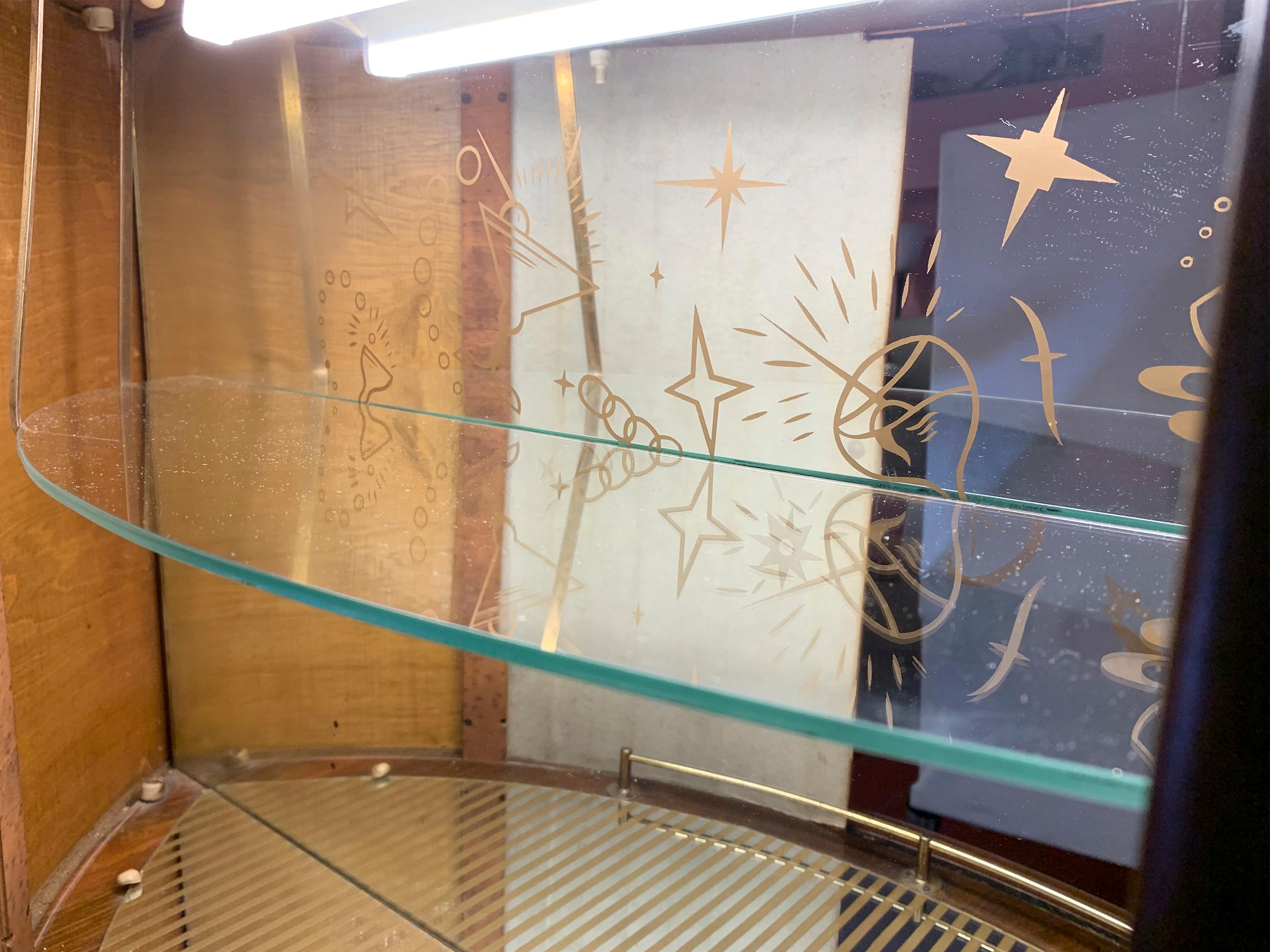 Art Deco Dry Bar Cabinet, circa 1930's For Sale 7