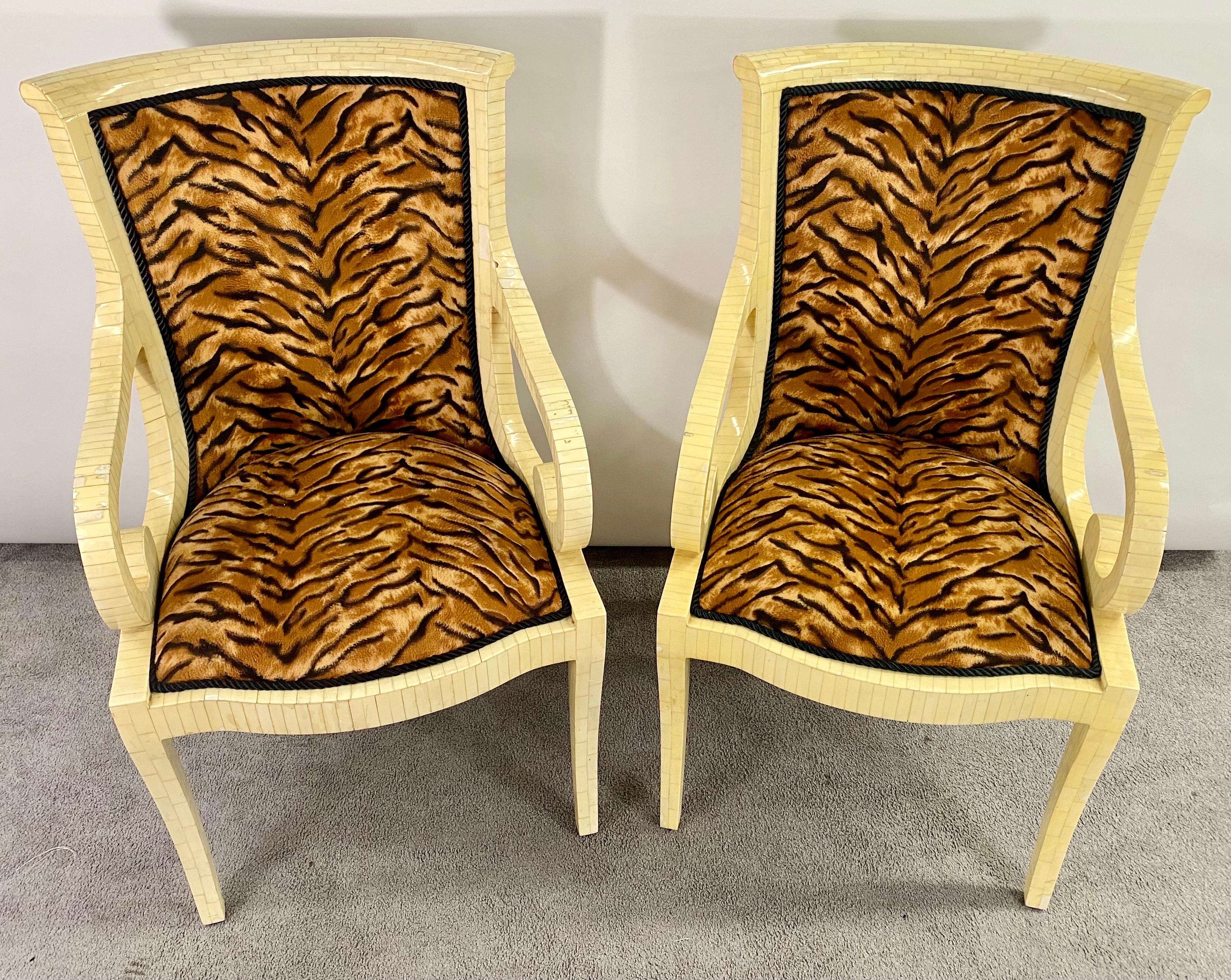 Enrique Garcel Off-White Bone Lounge Chair or Armchair, a Pair  For Sale 10