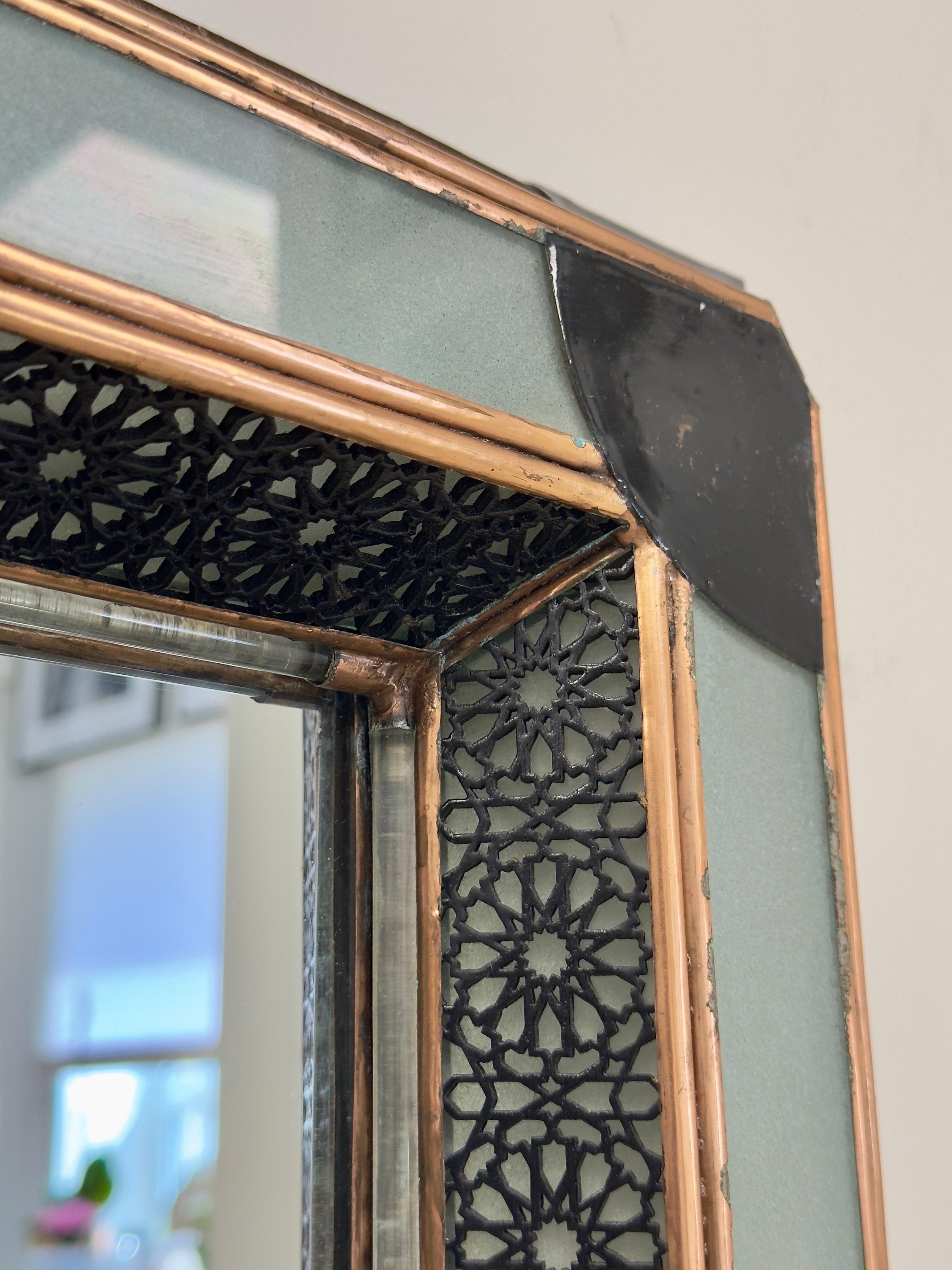 Specchio da vanità o da parete illuminato in stile Art Deco Mirror in vendita 3