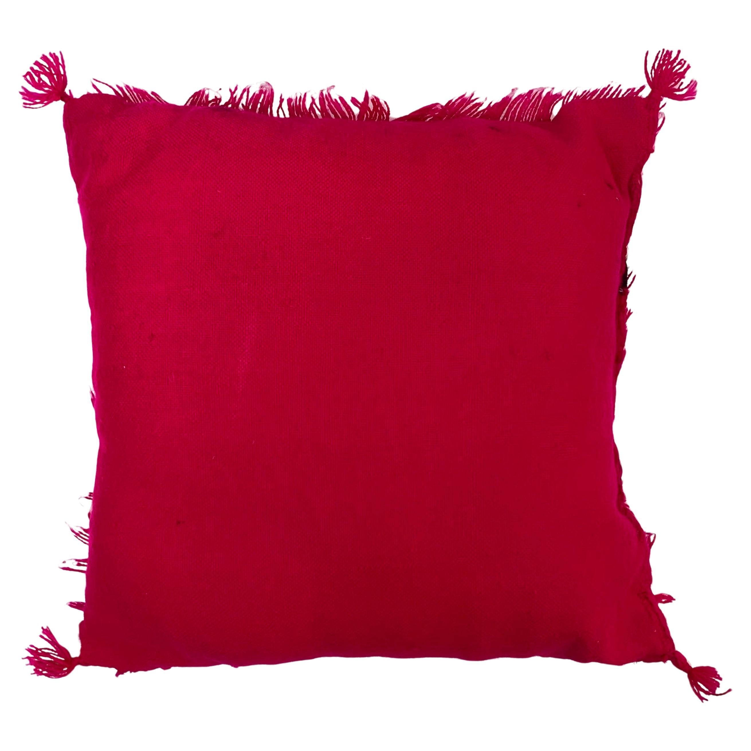Moorish Boho Chic Style Moroccan Pink Wedding Pillow, a Pair