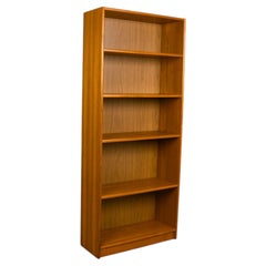 Mid Century Teak Tall Bookcase 72" tall
