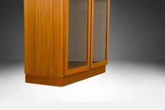 Danish Mid Century Teak Display Cabinet by Skovby