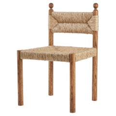 Rustic Modern Sydney Dining Chair Woven Rush by Martin & Brockett