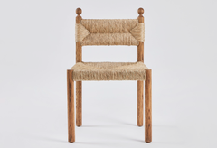 Rustic Modern Sydney Dining Chair Woven Rush by Martin & Brockett