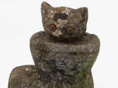 Composite Stone Kitten in Boot Garden Ornament, English 20th Century