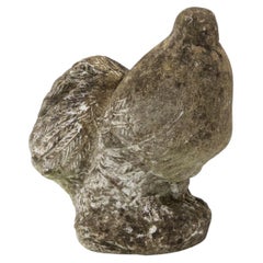 Reconstituted Stone Dove Garden Ornament, English Mid 20th C