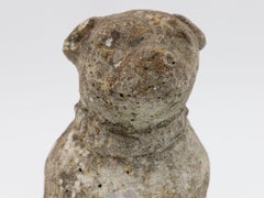 Composite Stone Bull Dog Garden Ornament, England 1970s