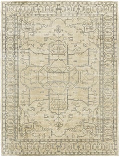 Mehraban Teppich im Shirvan-Revival-Stil mit natürlichem Farbton