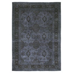 Overdyed Vintage Style Agra Revival Rug D5034