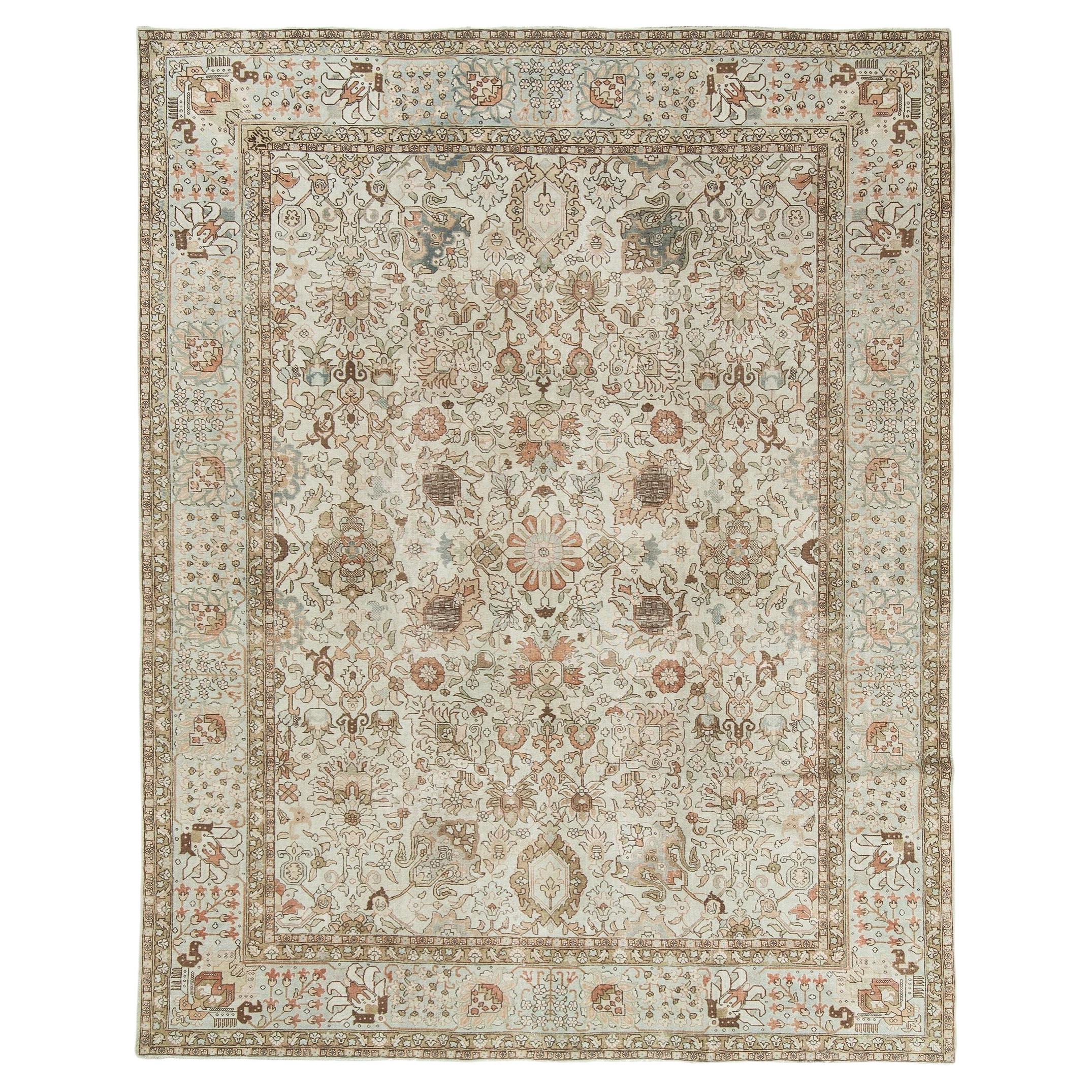 Vintage Persian Tabriz Rug 26895