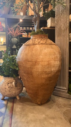 Recipiente de terracota con marcas de compás - Extragrande