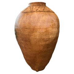 Recipiente de terracota con marcas de compás - Extragrande