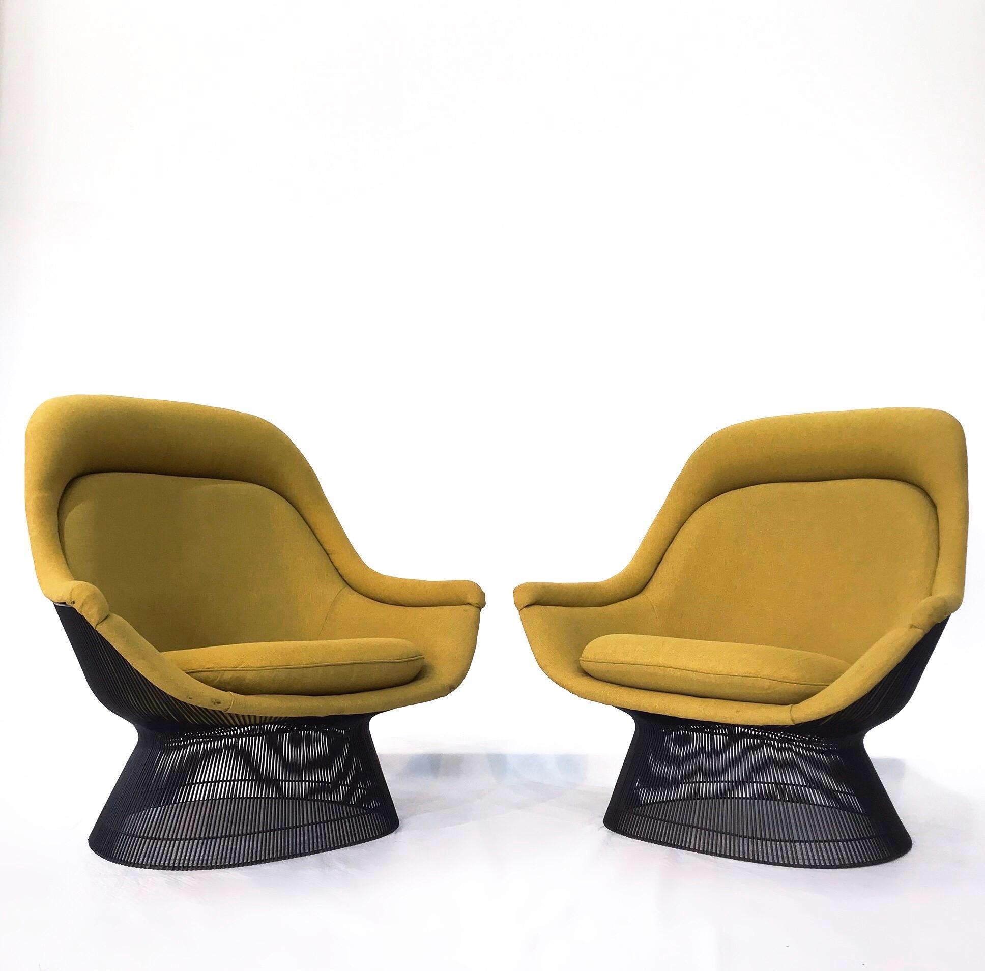 Warren Platner Pair Of  Easy Chairs In Excellent Condition For Sale In Mexico City, CDMX