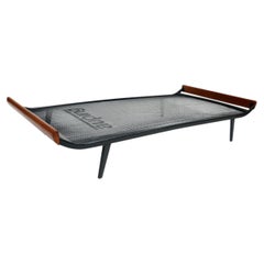 Dick Cordemeijer Cleopatra Daybed for Auping, Teak and Steel, Dutch Design 1953