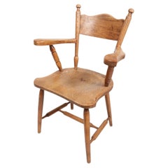 Story Book Light Oak Fireside Armchair, Netherlands 1950s
