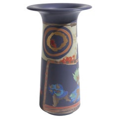 Gilbert Portanier: Postmoderne Porzellanvase für Rosenthal, Deutschland, 1980er Jahre