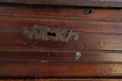 18th Century French Provincial Louis XV Walnut Confiturier Cabinet with Drawer