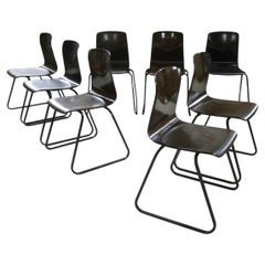 Dutch Mid-Century Galvanitas S23 Chairs, 1960s, Large Set, Sold Individually