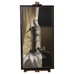 Pewter Guild Flagon Still Life by Marjolein van den Berg, Acrylic, circa 2011